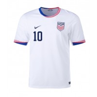 Fotbalové Dres Spojené Státy Christian Pulisic #10 Domácí Copa America 2024 Krátký Rukáv